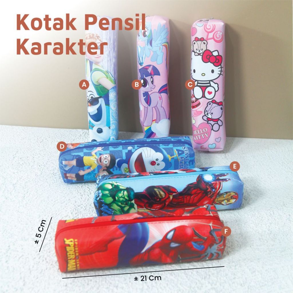 

Tempat Pensil Motif Karakter Mini Tepak Pensil Lucu Unik