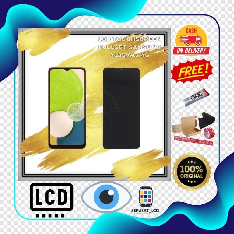 LCD FULLSET SAMSUNG A13 4G  /A135 ORIGINAL TOUCHSCREEN LCD