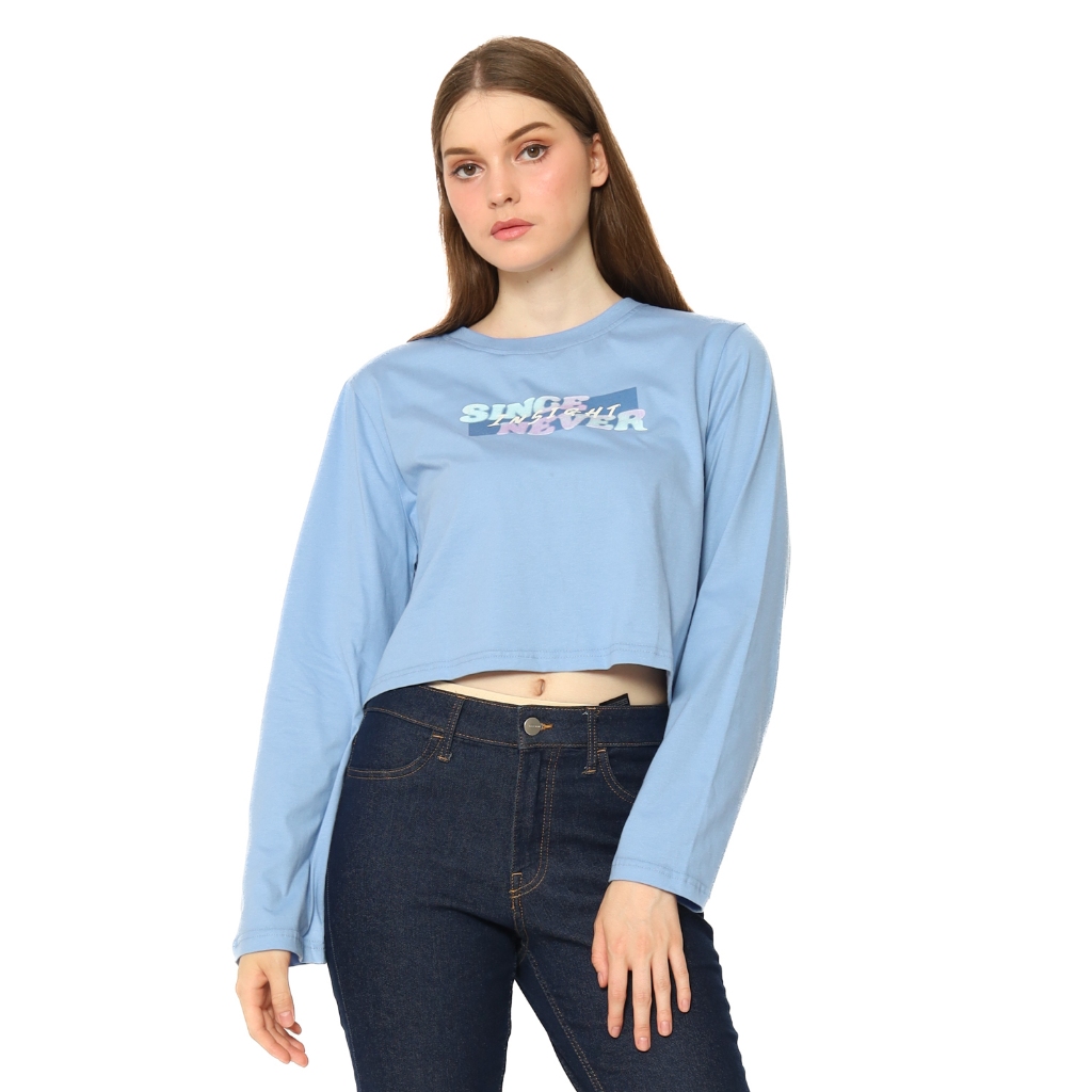 Insight Kaos Lengan Panjang Wanita Pliable Long Tee Planet Surf