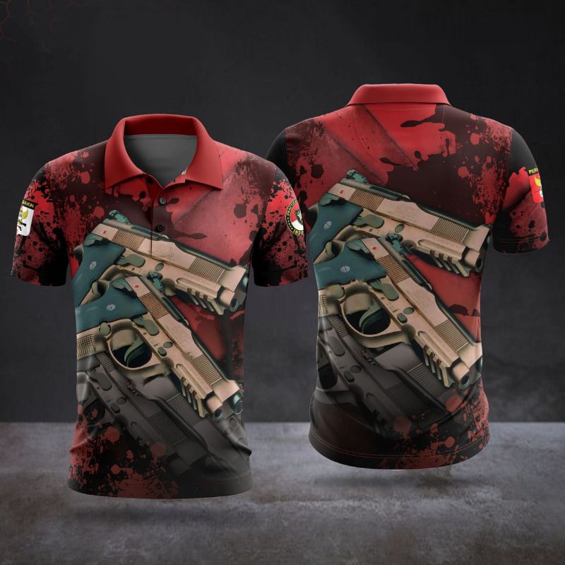 Kaos Jersey Perbakin Shooting Club Indonesia | Jersey Menembak