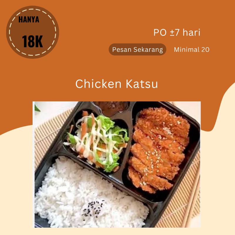 

chicken katsu meal