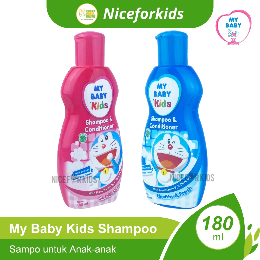 My Baby Kids Shampoo and Conditioner  180ml / My Baby Sampo Anak