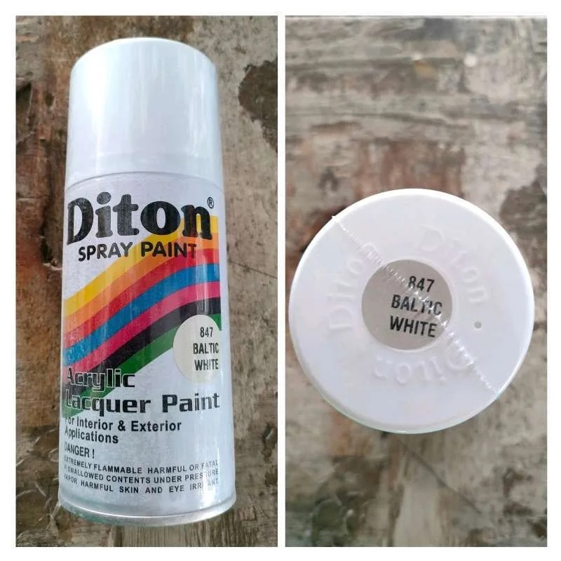 Diton BALTIC WHITE 847 300cc warna Putih Tulang Cat Pilox pylox frame sepeda motor