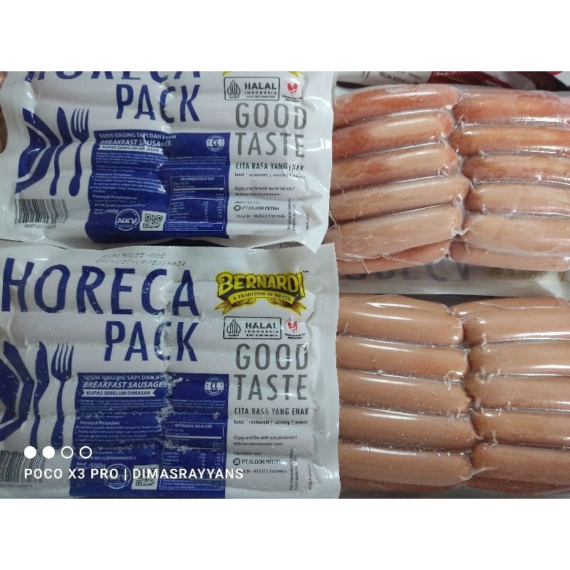 

SOSIS BERNARDI HORECA BREAKFAST SAUSAGE 500GR