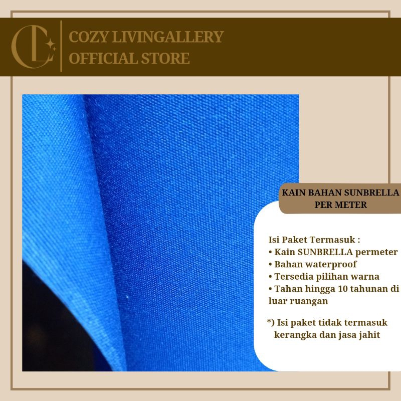 @cozylivingallery | KAIN KANOPI AWNING SUNBRELLA PERMETER