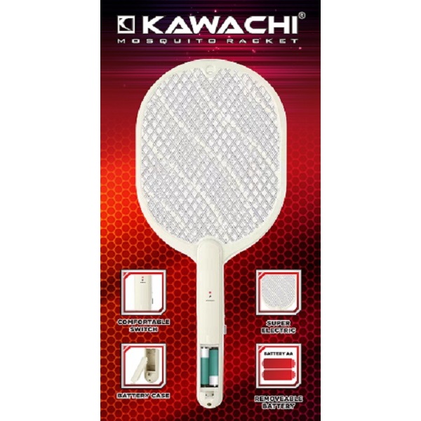 Kawachi Raket Nyamuk (Mosquito Raket) Mengunakan Baterai Lirhium RN-613