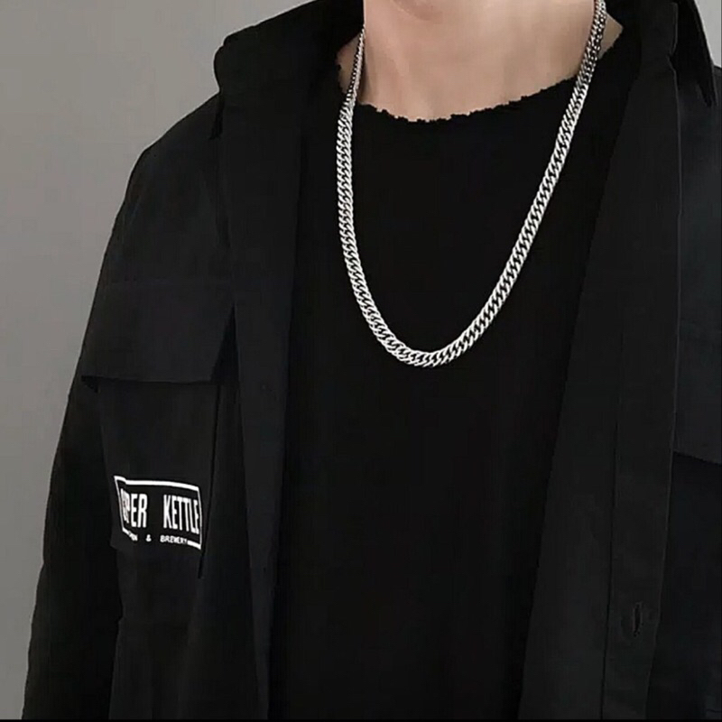 Kalung Rantai Pria Stainless Steel Anti Karat - Kalung Pria Stainless Steel