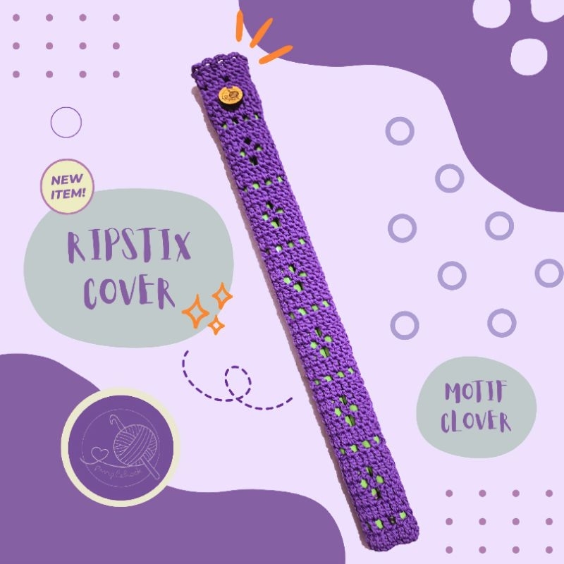 RIPSTIX COVER / SARUNG RIPSTIX - MOTIF CLOVER