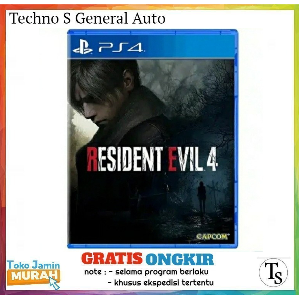 PS4 Resident Evil 4 Terbaru / New RE 4  PS 4 Original Baru Murah