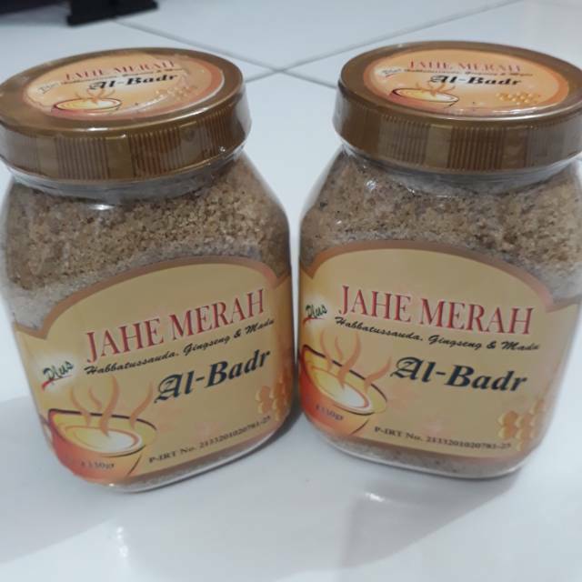 

Minuman Jahe Merah Zein Merk Albadr 330gr Kemasan toples