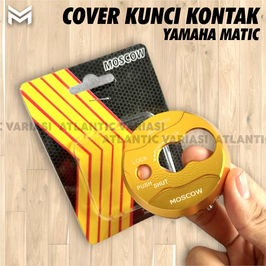NEW COVER KUNCI KONTAK YAMAHA SOUL GT / COVER TUTUP LUBANG KUNCI ALUMINIUM CNC COVER KUNCI MOTOR GOL