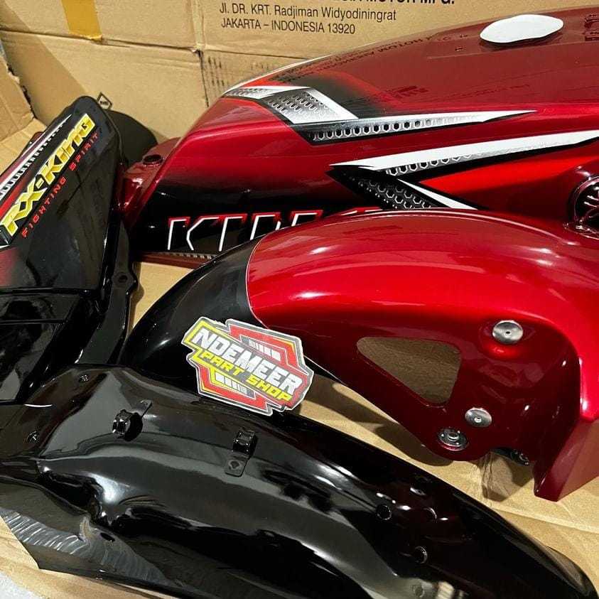 Tangki body set rx king 2008 merah