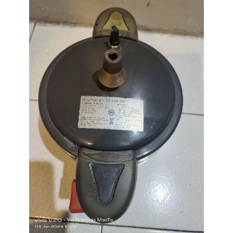 Panci Presto PN Poongnyeon Mutiara Hitam 18C original Korea Selatan