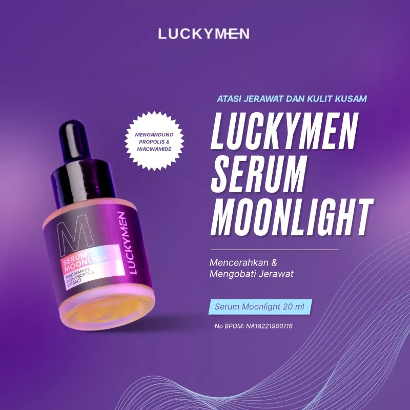 PAKET HEMAT 4 PCS LUCKYMAN SERUM MOONLIGHT