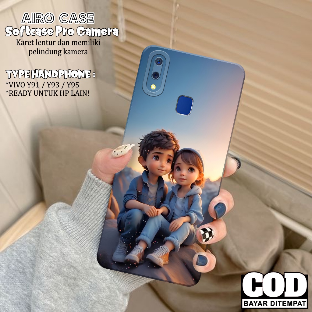 Case VIVO Y91 /Y93/ Y95 Terbaru - Softcase VIVO Y91 /Y93/ Y95  - Fashion Case BRANDED - Casing VIVO 
