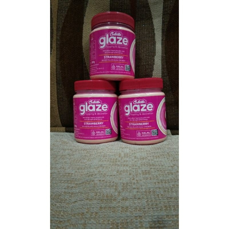 

Colatta Glaze "strawberry" 250 gr (1 Paket dpt 2 pcs)