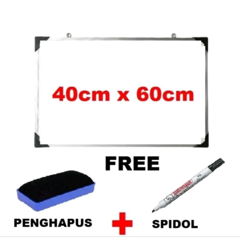 

Papan Tulis Belajar Anak 1 paket | Papan Tulis Free Spidol dan Penghapus | Papan Tulis 40×60cm Free Spidol dan Penghapus