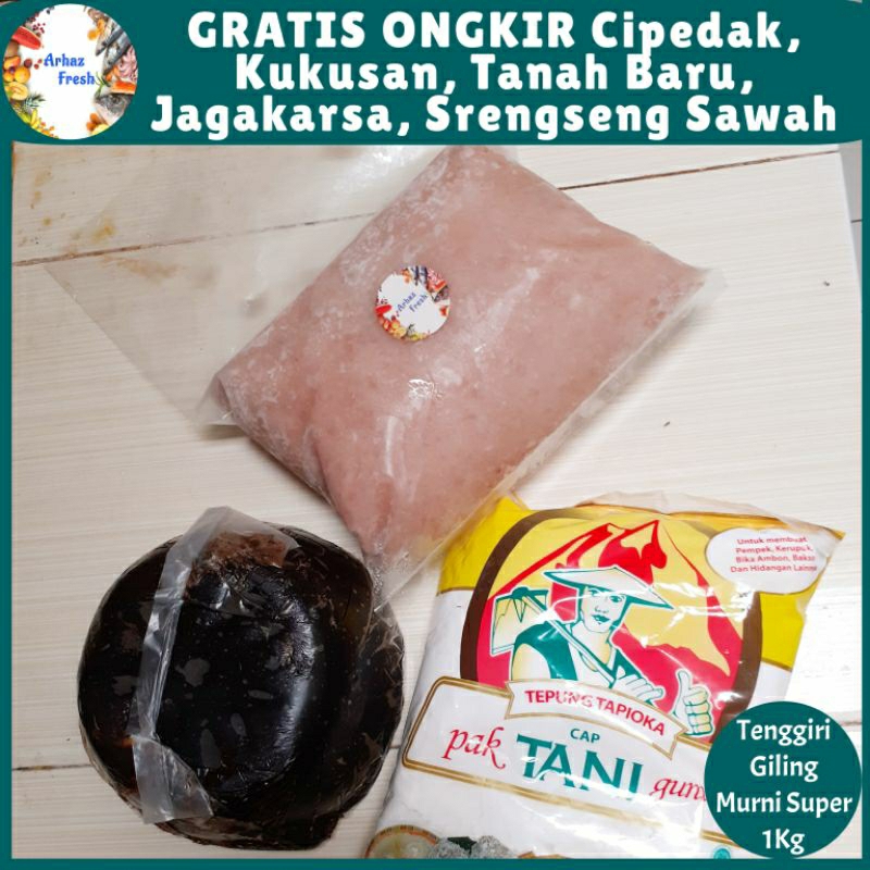 

Tenggiri Giling GRADE B 1000 gram / Tenggiri untuk Pempek Tekwan Siomay Otak² Bakso Ikan / Tenggiri Giling Super 1 Kg / Tenggiri Giling Tanpa Campuran / Tenggiri Giling Premium - 1000 gram 1000gr 1000g 1000gram 1000 g 1000 gr