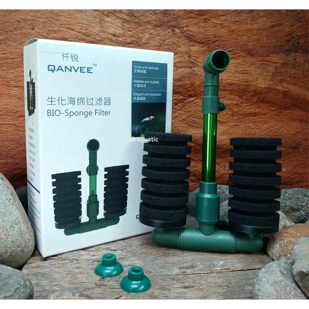 Qanvee Bio Sponge Filter | filter aquarium QS-100 Bio Sponge