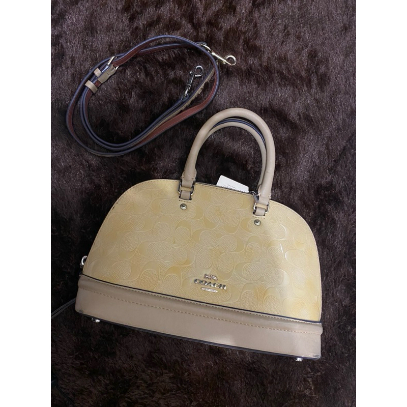 Coach Mini Sierra Yellow (Preloved)