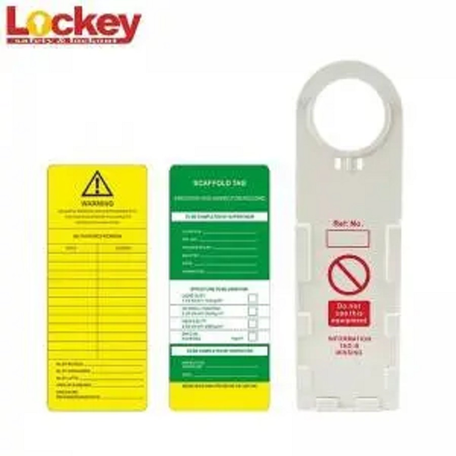 Plastic Safety Scaffolding Holder tag