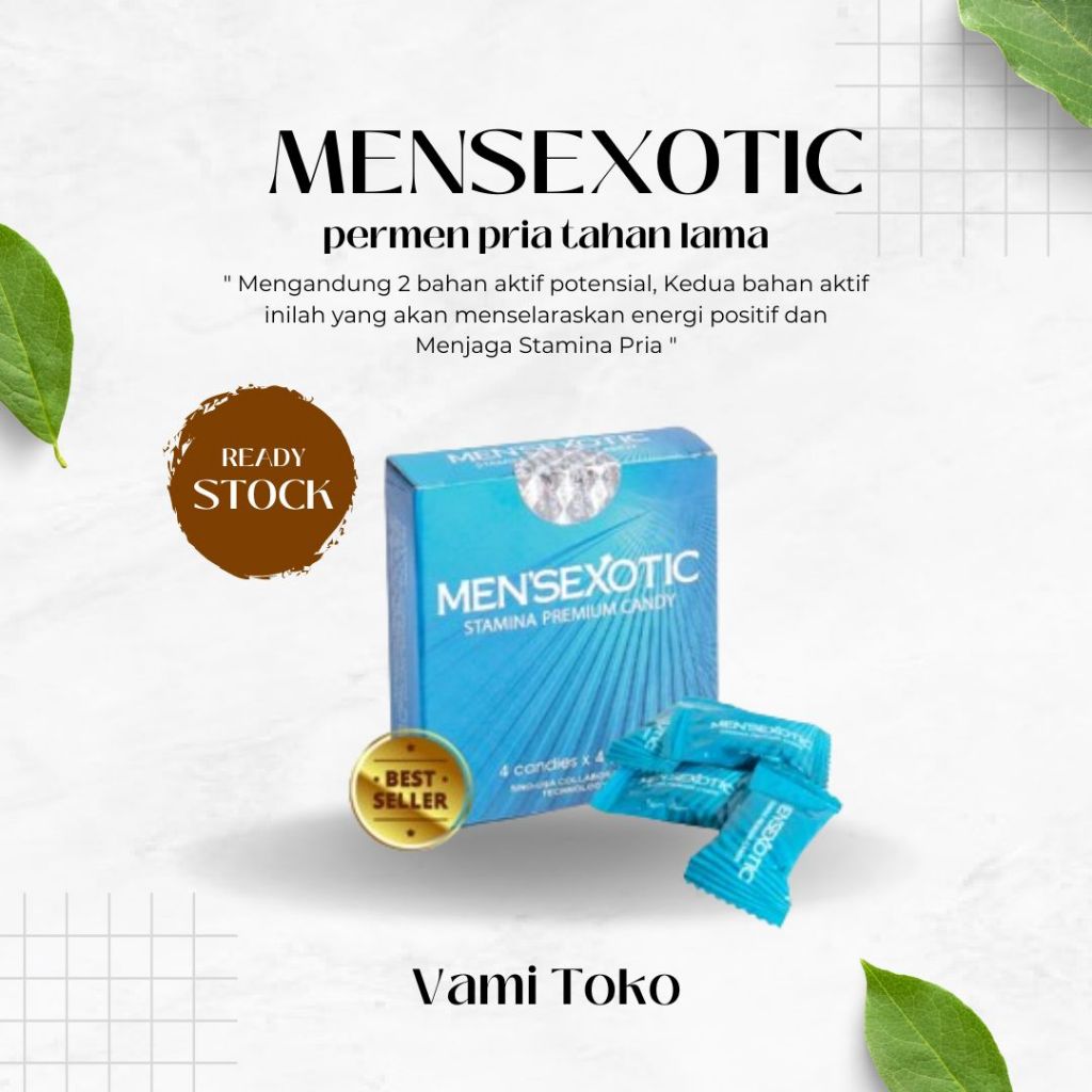 ORI 100% PERMEN MENSEXOTIC PRIA TAHAN LAMA