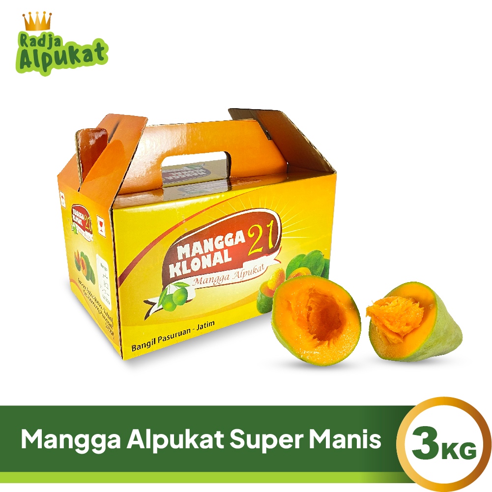 

Mangga Alpukat Super Manis - Kemasan Dus 3 KG