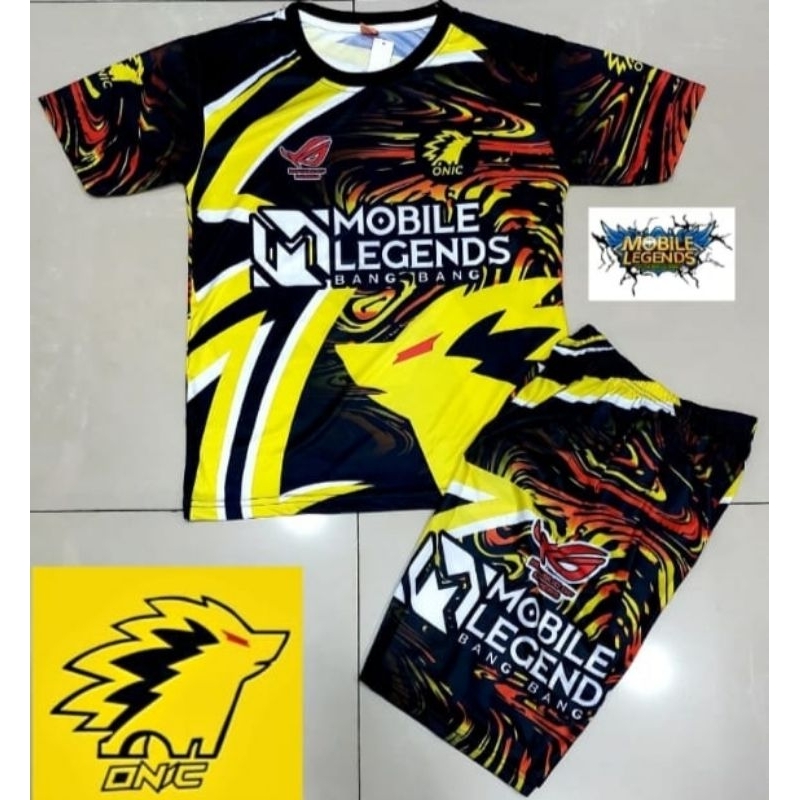 BAJU ANAK GAMBAR ONIC MOBILE LEGENDS/SETELAN ANAK GAMBAR ONIC MOBILE LEGENDS/BAJU ANAK LAKI LAKI GAM