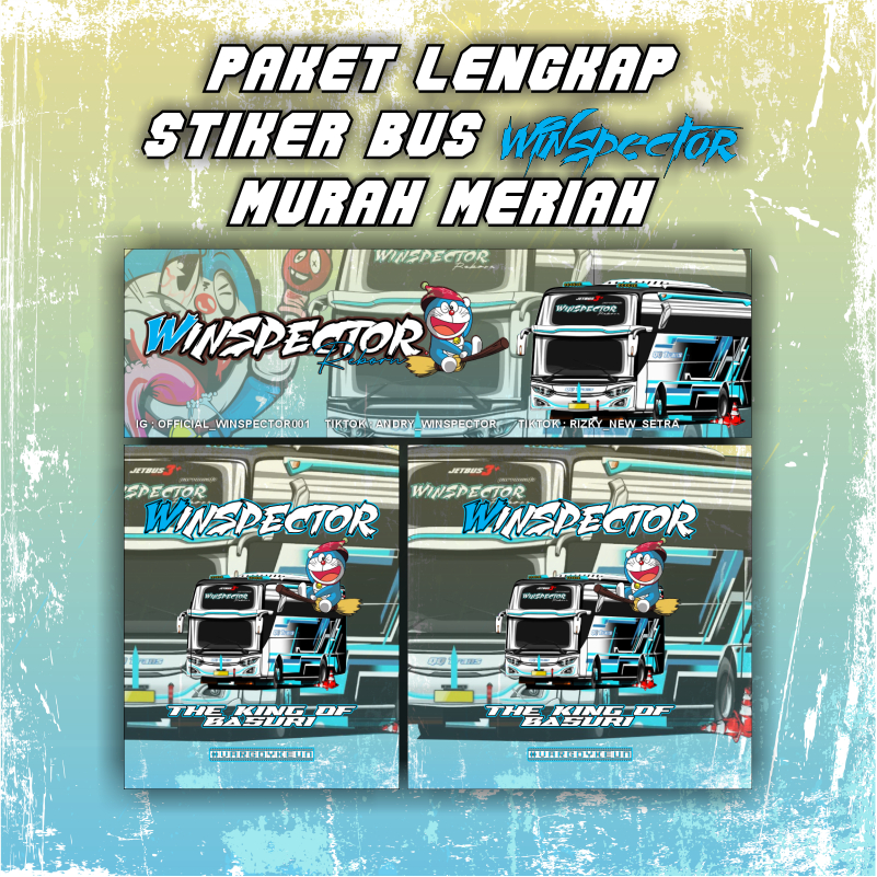 

[TERBARU] STIKER BUS WINSPECTOR PAKET LENGKAP