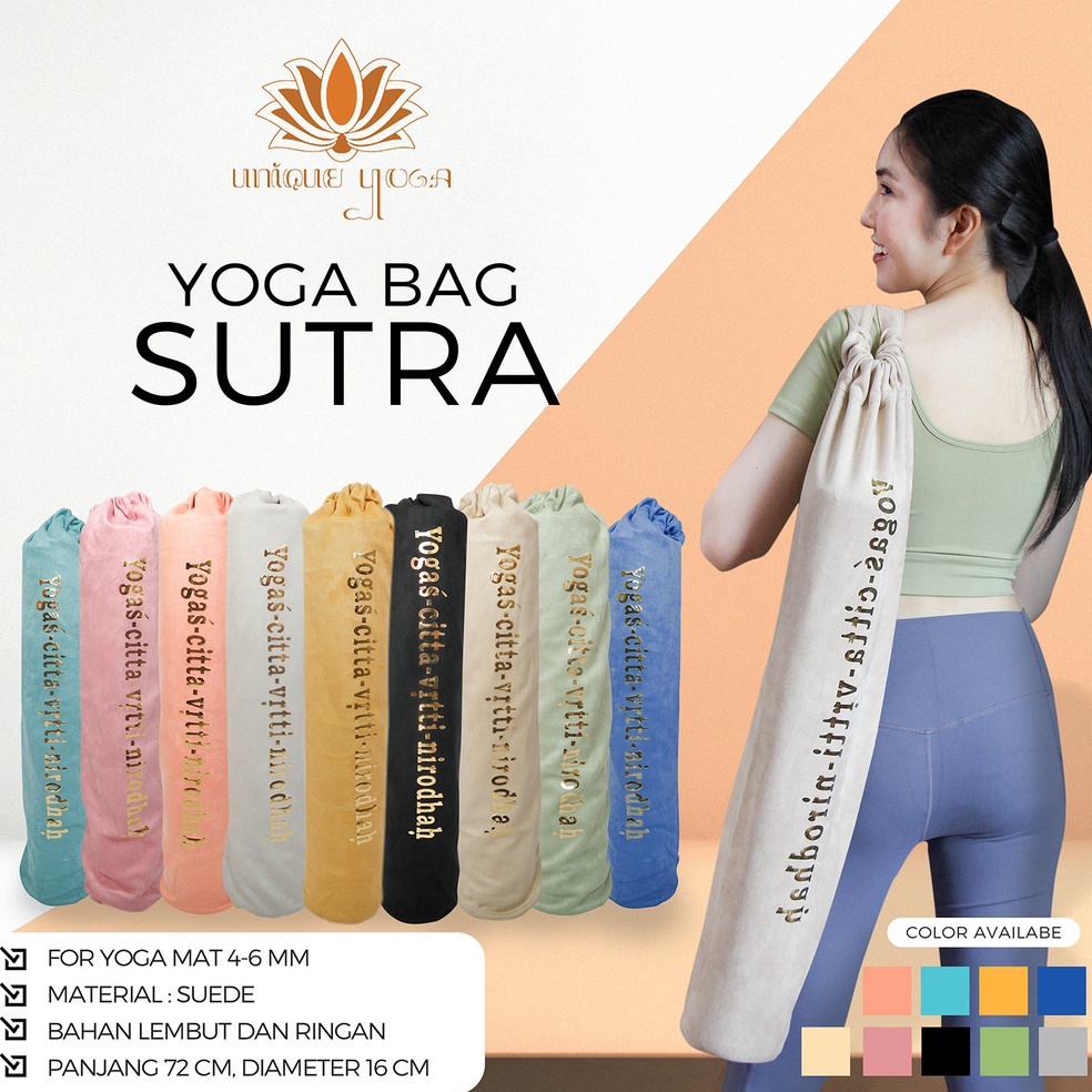Serbuuuu Sutra Yoga Bag  New Tas Yoga Mat  Tas Matras Premium  Tas Yoga Ransel  Yoga Bag Sutra  Tas 