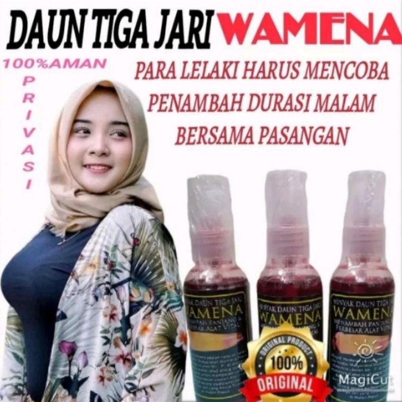 Minyak Daun Bungkus 3 Tiga Jari Wamena Papua Asli Original - Obat Oles Pembesar Kelamin Alat Vital P