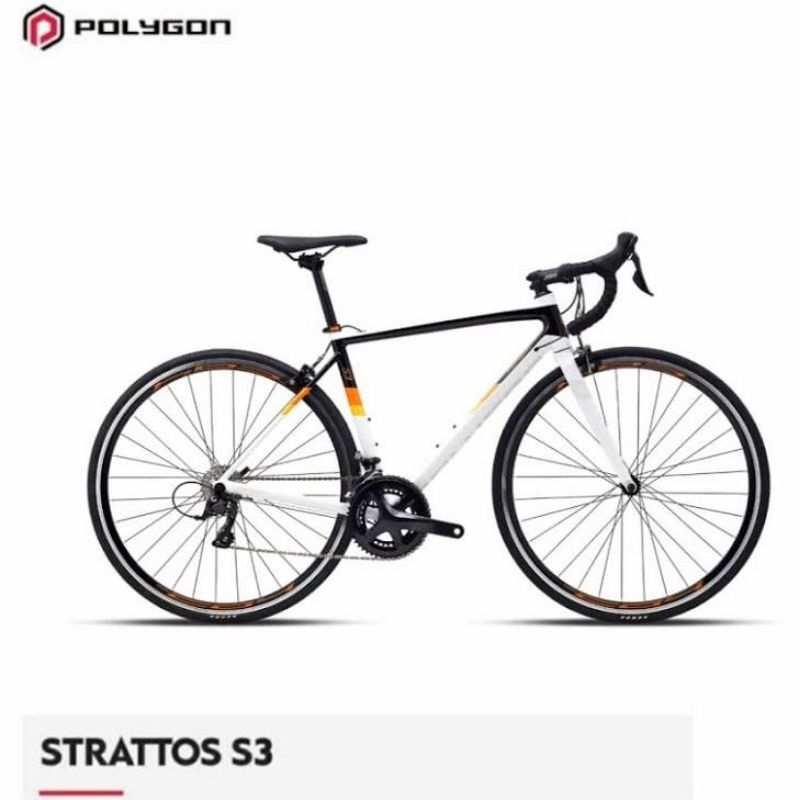 Roadbike Polygon Stratos S3 tahun 2021