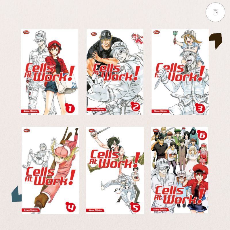 Buku Komik Cells at Work - Akane Shimizu