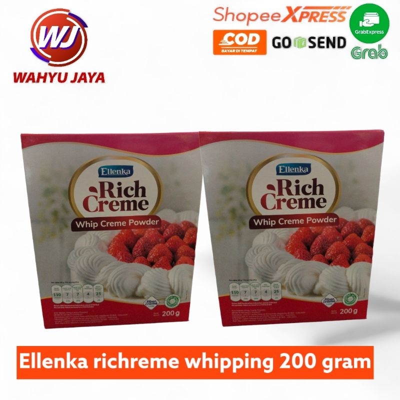 

ellenka richreme whipping 200 gram