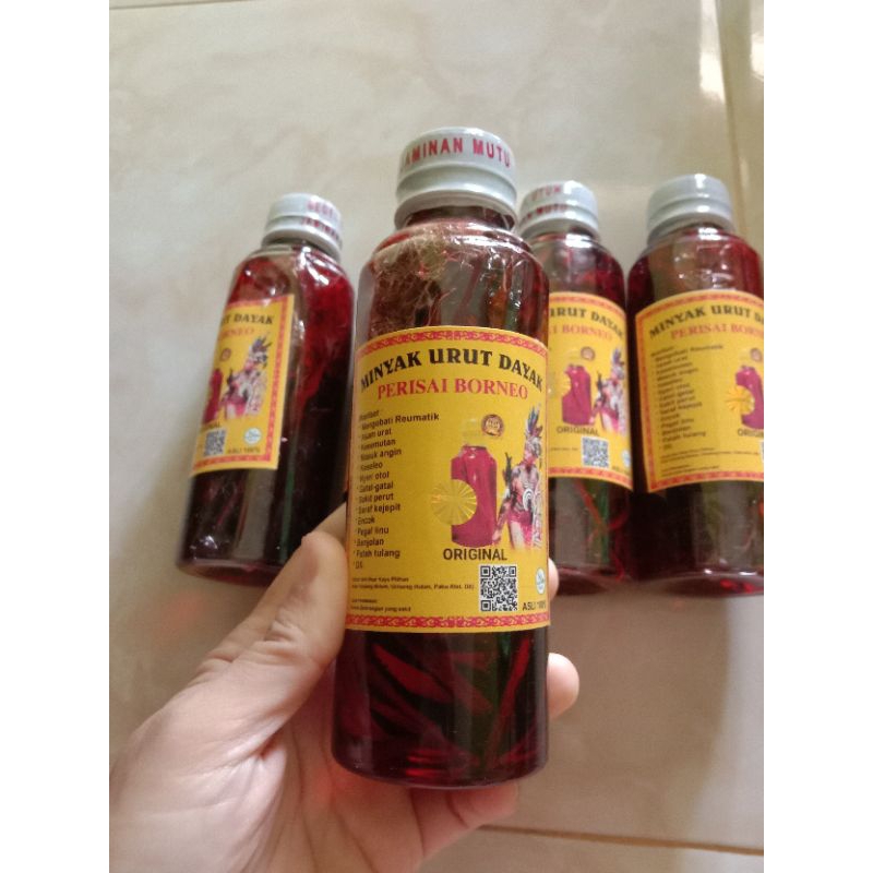 minyak urut Dayak perisai borneo