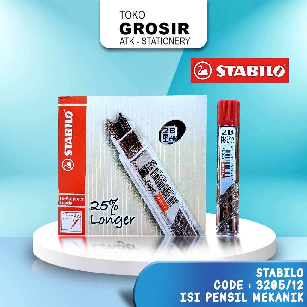 

Stabilo Refil Pensil Mekanik 2B 0.5mm