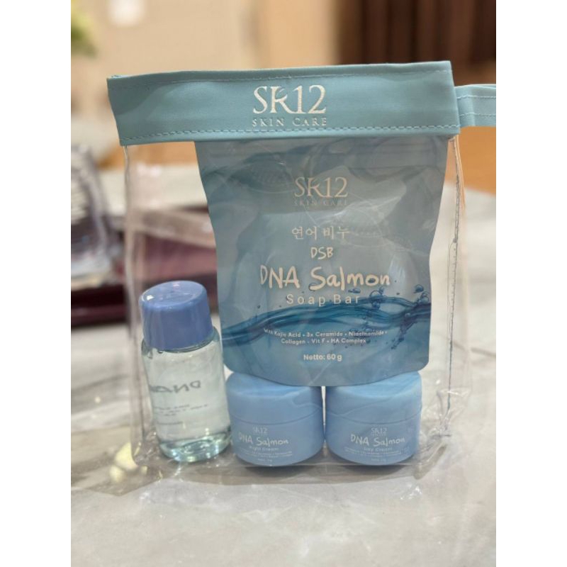 DNA Salmon Package SR12 Sabun DNA Salmon Toner DNA salmon Day cream DNA Salmon Night Cream DNA Salmo