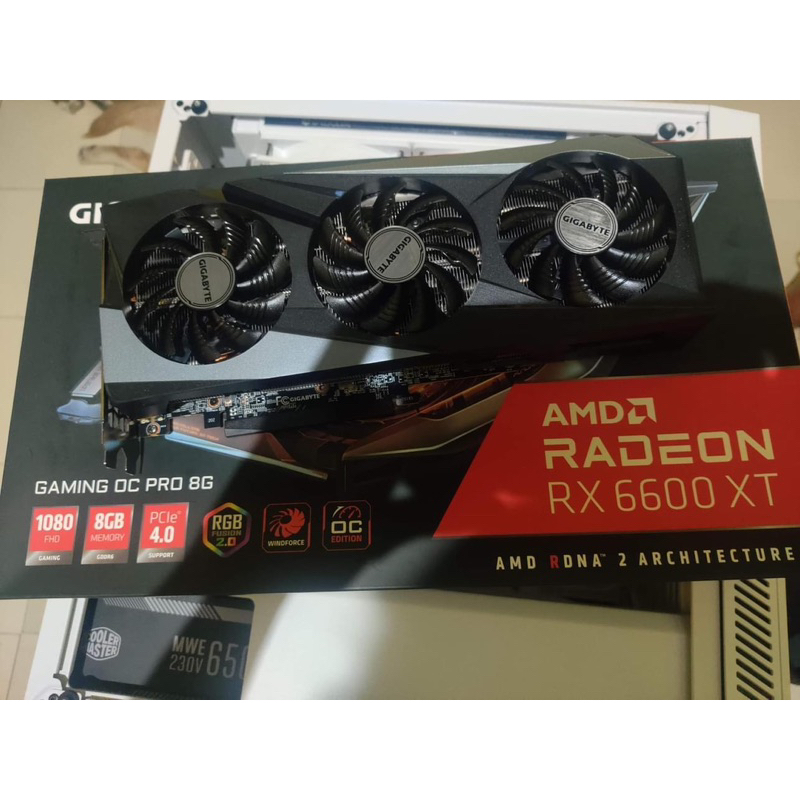 rx 6600 xt 8gb gigabyte triple fan bekas