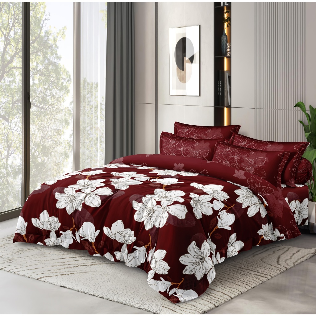 Lady Rose - Bed Cover Set Queen 160x200 Tinggi 20 Rumbay - Anela