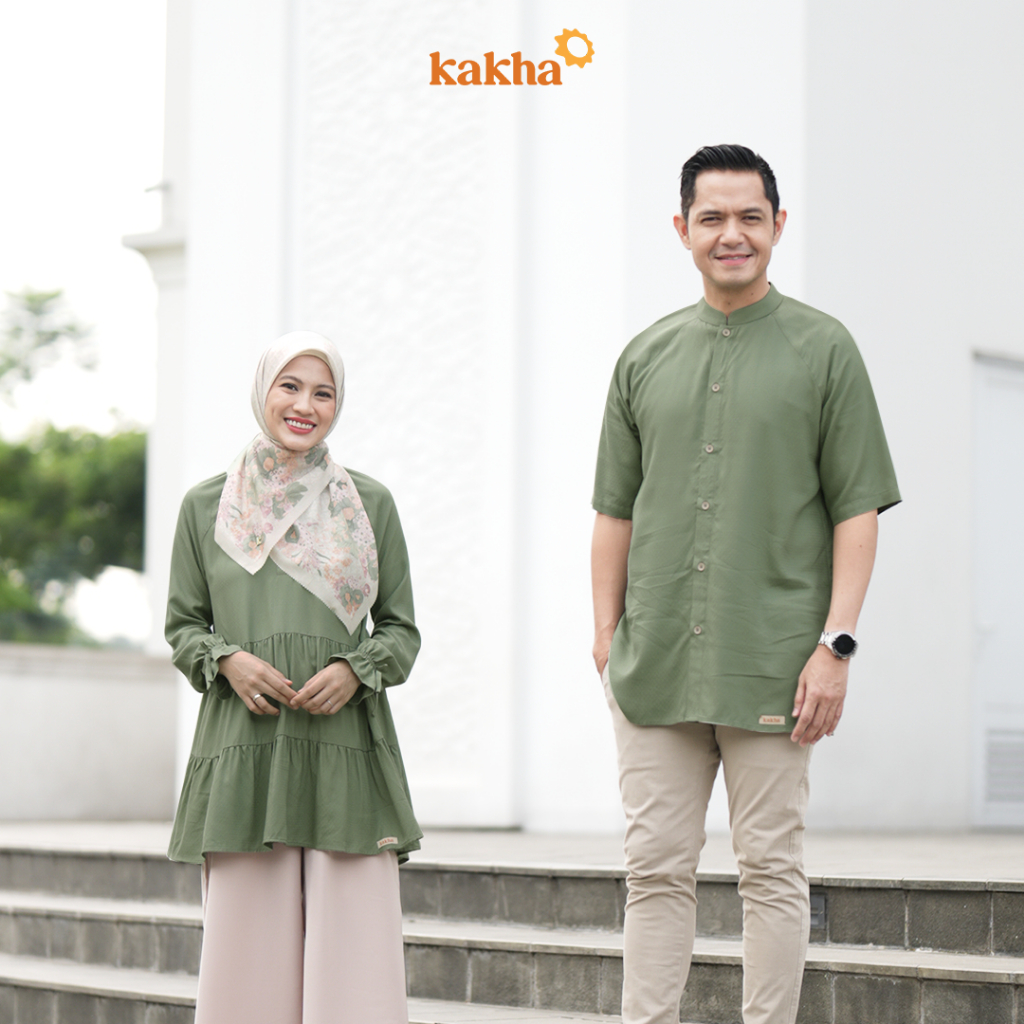 Kakha x Alyssa Soebandono - Sarimbit Keluarga Mahakam (B) / Baju couple keluarga / Sarimbit Keluarga / Baju muslim couple-2