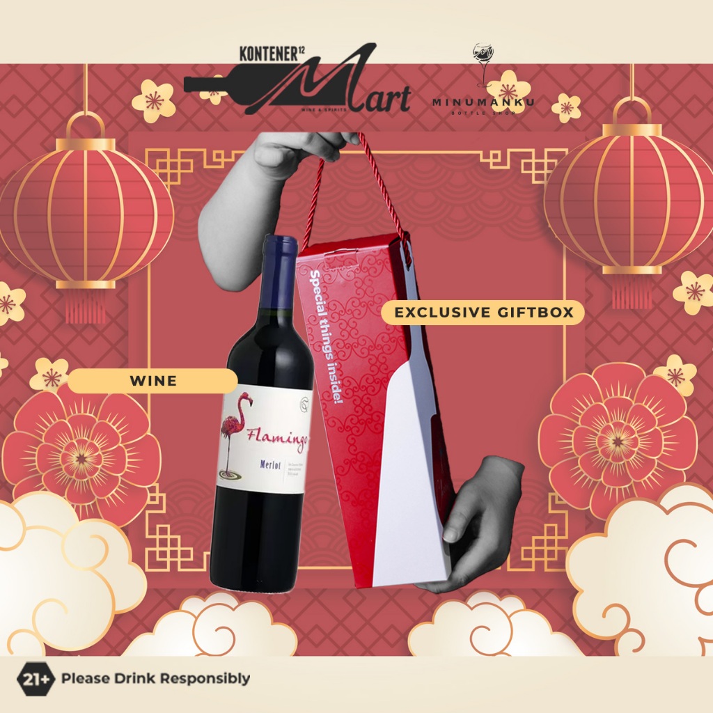 

Hampers CNY Property Dry Wine With Totebag/Gift Box Free Glass Wine
