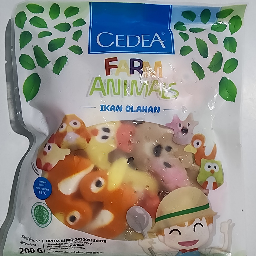 

Cedea Oriental Cartoon, Farm Animals, Ikan Olahan (200gr)