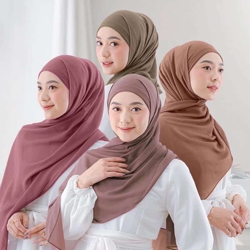 Pashmina Inner Premium 2 in 1 Armany Oleh-oleh Haji dan Umroh, cocok untuk daily formal atau casual 