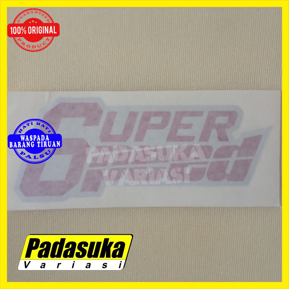 Stiker Super Speed Canter Orisinil KM903189 BUKAN Stiker Super HD HDX