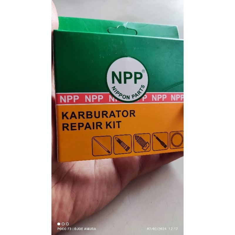 reparkit karburator parkit repairkit carbu fizr yamaha force 1 f1zr spuyer pilot jet main jet npp or