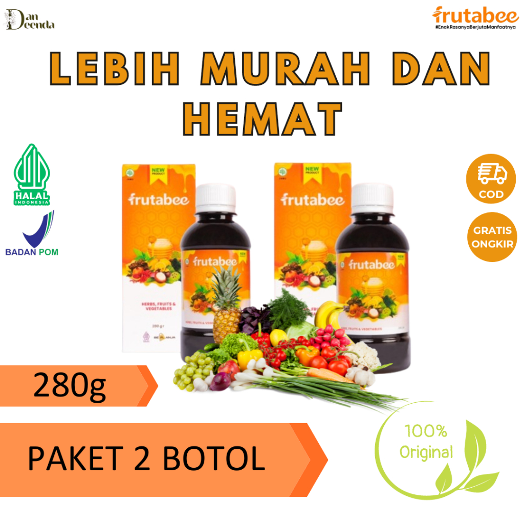 

Frutabee B Erl Madu Multivitamin Paket Isi 2 Membantu Meningkatkan dan Menjaga Daya Tahan Tubuh