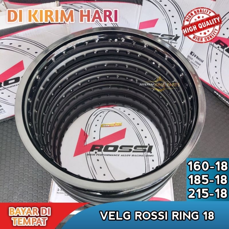 VELG ROSSI RING 18 RX KING ukuran 160 185 215