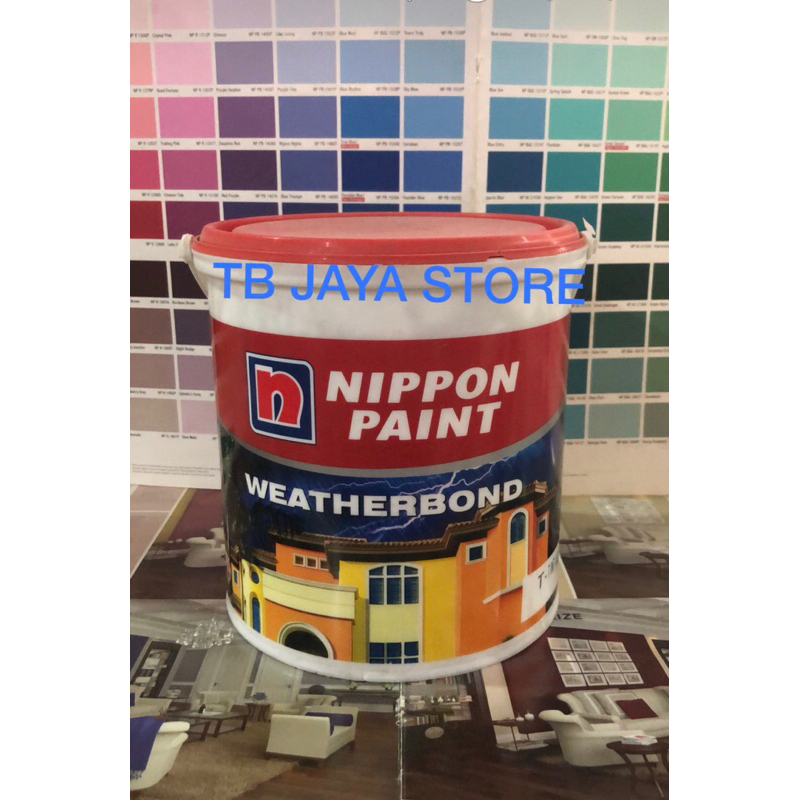 NIPPON PAINT WEATHERBOND 2.5L SOFT TISSUE 1011P CAT TEMBOK NIPPON PAINT TINTING