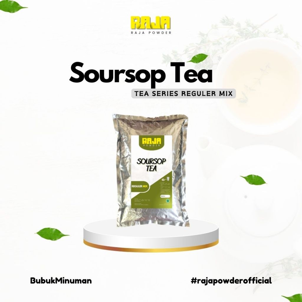 

Bubuk Tea Buah Bubuk Minuman Teh Soursop Sirsak Powder 1 kg / 1000 gram