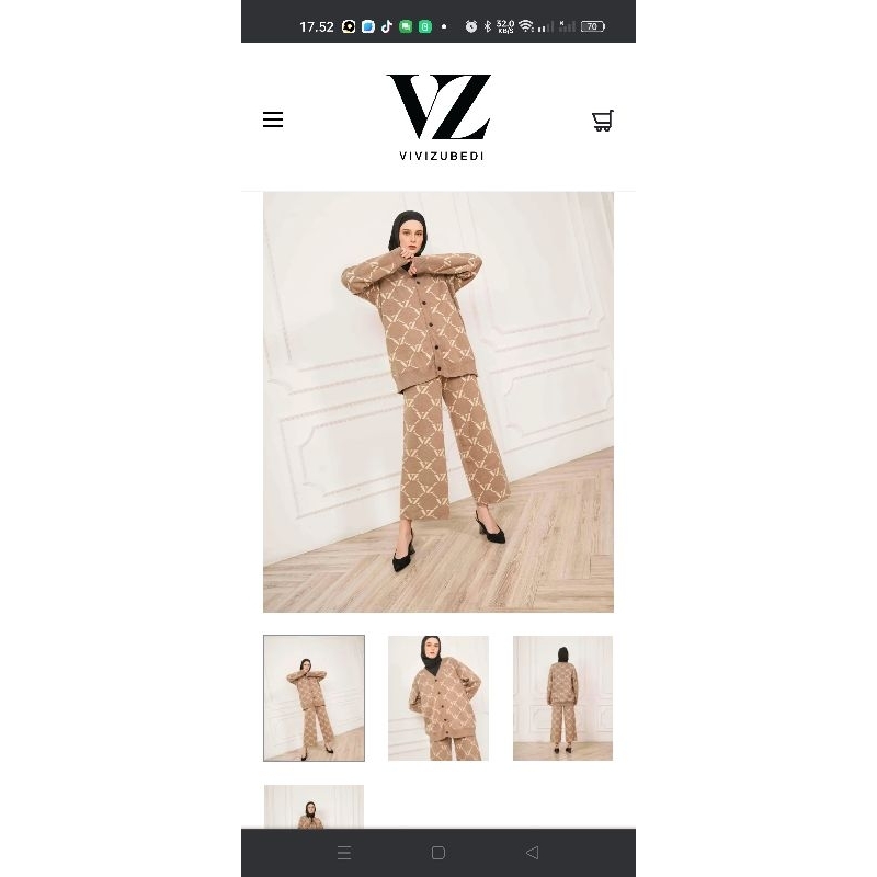one set vivi zubedi knit preloved